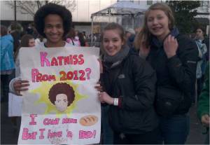 Seattle Hunger Games Mall Tour Fan Poster | Katniss Prom 2012